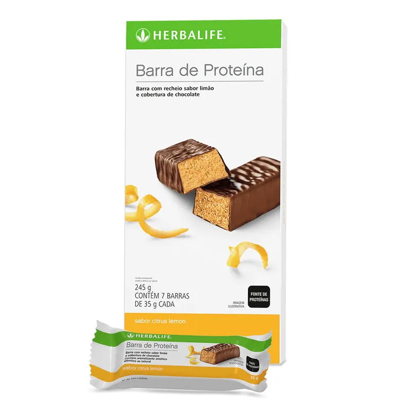 Barras de Proteína - 7 Barras por Caixa - 245g
